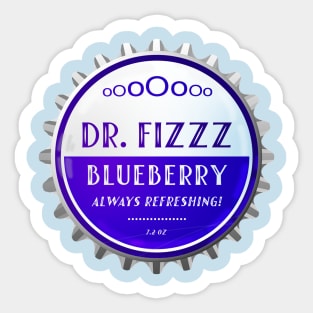 Dr. Fizzz Blueberry Soda Sticker